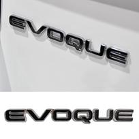 3D ABS Automobilio EVOQUE Raidės Ženklelis Lipdukas Galinės Bagažinės Emblema Dekoratyviniai Aksesuarai Automobilio Stilius gray
