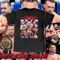 Petr Yan Shirt - Custom Vintage Design High Quality Tee MMA Fan Fighting Fighter Adult & Kids Sizes 4XL brown