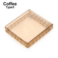 Wall Socket Waterproof Box Protection Socket Switch Protective Cover Electric Plug Cover Coffee Type3