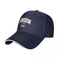 London England Flag UK High Qualiy Baseball Cap For Women Leisure Womens Snapback Caps Casual Sunscreen Hats One Size blue