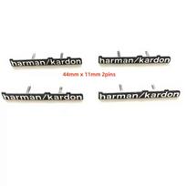 4/10/20 vnt. Aukštos kokybės metalinis harman/kardon automobilio Hi-Fi garsiakalbio garso garsiakalbio ženklelis stereo emblema lipdukas automobilių stiliaus aksesuarai 4pcs&harman kardon black