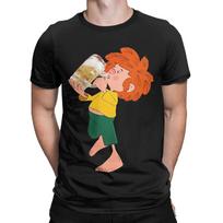 Pumuckl geria alų Grafinis Juokingas 100% Medvilnės Marškinėliai Pumuckl Viršutiniai Drabužiai Marškinėliai Unisex L beige