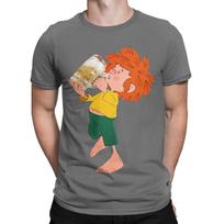 Pumuckl geria alų Grafinis Juokingas 100% Medvilnės Marškinėliai Pumuckl Viršutiniai Drabužiai Marškinėliai Unisex XL beige