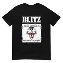 BLITZ- RAZORS T-SHIRT UK VINTAGE PUNK 80S Short-Sleeve T-Shirt Unisex T-Shirt M gray