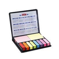 With Leather Packing Box Multicolor Sticky Note Set Schedule Planner Time Organizer  Yearly Monthly Notes Paper Set white