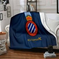Espanyol Stadium Flannel Blanket, Soft Polyester, Modern Design, All-Season for Camping, Travel, Gifts for holidays or birthdays 75x90cm