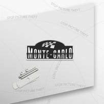 1 vnt. 3D metalinis Monte Carlo logotipo grotelių emblema ženklelis Automobilio galinis galinis buferio bagažinės lipdukas Skoda Octavia Fabia Kodiaq Yeti Superb