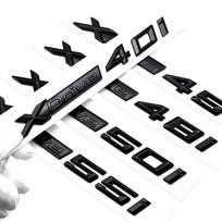 3D ABS XDrive Emblema BMW X1 X2 X3 X5 X6 X7 Automobilio Sparno Galinio Bagazinės Lipdukas X Drive 18d 20d 25d 30d 35d 40d 50d 18i 20i 25i 30i XDrive 50i
