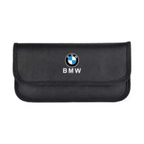 Car Key Signal Blocker Case Faraday Cage Fob Pouch RFID Blocking Bag For BMW 1 3 5 7 Serie X1 X3 X4 X5 F10 F30 F18 F25 M3 M4 E34 gray