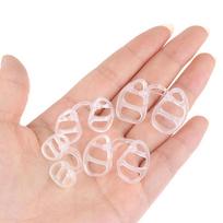 4Pcs/Box Silicone Anti-Snoring Nasal Dilators Solution Anti Snore Aid Nose Clip one size white