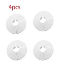 4pcs 15mm Radiator Pipe Collars Cover Floor Decorative Radiator Escutcheon Water Pipe Cover For Wall Duct Faucet Accessories