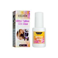 Glitter Tattoo Skin Glue, Face Body Skin Glitter Tattoo Eye Makeup Glue 1pc white