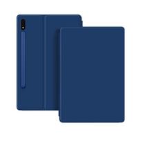 Magnetinis dėklas, skirtas Samsung Galaxy Tab S10 S9 S8 S7 11 Plus FE 12.4 13.1 colio, su stovu, S10 S9 FE 10.9 Funda, su laikikliu pieštukui Tab S7 S8 11 inch mėlyna