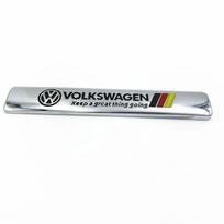 3D Metalinis Automobilio Lipdukas Emblema Ženklelis Lipduku Automobilio Stilius Volkswagen GOLF 5 J142 Tiguan Polo Golf 6 Golf 7 Jetta Priedai white