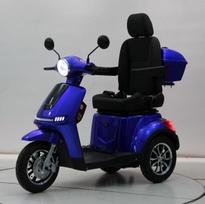 3 ratų mobilumo paspirtukas su daiktadėže one car mėlyna