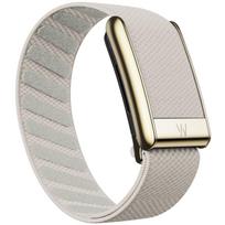 Suitable for Whoop 5.0PEAK/LIFE Wristband Elastic Band Sports Nylon Strap MG with Bright Gold U-Shaped Metal Frame Strap with Le For WHOOP MG gray