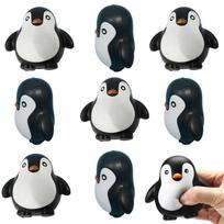 1/8Pcs Penguin Stress Ball Sensory Toys Stress Relief Slow Rebound Decompression Toy Kawaii Soft Squishy Toys For Kids Juguetes white