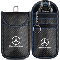 Odinis automobilio rakto dėklas Signalo blokatorius Maišelis Apsauginė kišenė Mercedes Benz W212 W213 W205 W177 W247 W176 CLS gray