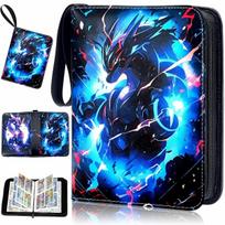 Trading Card Album 520 Slots 4 Compartments Waterproof Wear-Resistant 24x18x5cm Multicolor