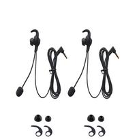 1/2/3 vnt. 3,5 mm jungtis HIFI teisėjo ausinės į ausis, skirtos Goref FBIM V4C V6C V6 pro teisėjo domofonui, ausinės, domofono šalmo ryšio sistema 7 2pcs right