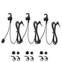 1/2/3 vnt. 3,5 mm jungtis HIFI teisėjo ausinės į ausis, skirtos Goref FBIM V4C V6C V6 pro teisėjo domofonui, ausinės, domofono šalmo ryšio sistema 7 3pcs right