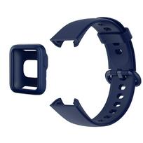 Silikoninis dirželis skirtas Xiaomi Mi Watch 2 Lite apyrankei su minkštu dėklu keičiama laikrodžio apyrankė Redmi Watch Mi Poco apyrankė For Mi Poco Watch blue