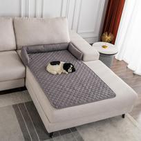 Naminių gyvūnėlių sofa, šunų voljeras, kačių voljeras, „Four Seasons“ paprastas, vandeniui atsparus, minkštas, patogus šunų kilimėlis, katės lova, neslystantis augintinio sofos pagalvėlė 75*120CM