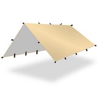 4x4m 4x3m 3x3m brezentinė palapinė, atspari vandeniui, kempingas, apsauga nuo UV spindulių, lauko žygiai, kuprinės, brezentinė stovyklavimas, turistinis paplūdimys, saulės pastogė 3*3m chaki