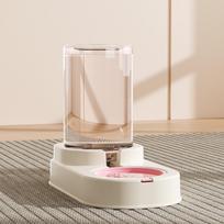 Automatinis gyvūnų vandens fontanas: Belaidis dozatorius katėms ir šunims beige