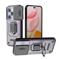 Šarvuotas dėklas Honor 400 Lite Honor400 Pro 5G telefonui su slankiojančiu kameros apsauginiu žiedu ir laikikliu Honor 400 Pro telefonui, atsparus smūgiams Coque For Honor 400 Pro violetinė