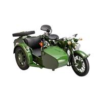 1/10 Ural M72 TSRS Šoninis Motociklas Lydinio Metalo Lieto Modelio Motociklas Garsas Ir Šviesa Vaikų Žaislinis Automobilis Simuliaciniai Papuošalai žalia
