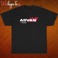 New!  Advan Racing Tyre Logo Black  Grey  Navy  White Size S-5XL Unisex T-Shirt 4XL black