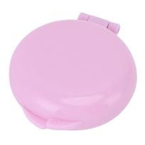 Kekso ant pagaliuko formelė, disko formos, su atverčiamu dangteliu, daugiafunkcinis apvalus kekso ant pagaliuko pjaustytuvas namų kepimui, vakarėliams pink
