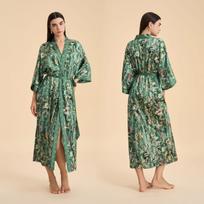 Šilkiniai Chalatai Moterims V formos iškirptė Satino Chalatas Ilgas Chalatas Lengvas Seksualūs Pižama Kimono Chalatas Moteriškas Apsiaustas Ilgi Pižama Chalatas Mergvakario Chalatas One Size gray