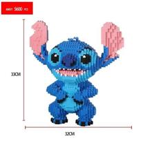 33CM Stitch Statybiniai blokeliai - Geriausias „pasidaryk pats“ statybos žaislas vaikams ir suaugusiems, mėgstantiems iššūkius, „pasidaryk pats“ dėlionės statybiniai blokeliai
