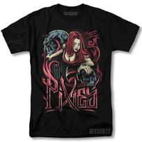 Pixies marškinėliai Punk Rock turo atributika Klasikinis Retro Vntg dizainas T-shirt Unisex T-shirt XXL black
