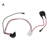 Vaikiško elektrinio transporto priemonės įkroviklio lizdo adapteris 6V 12V 24V sprendimas A black