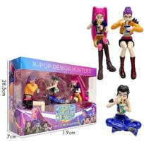 NEW K-pop Demon Hunters Rumi Mira Zoey Vinyl Doll Action Figure Collectible Toy Gift for Kids Girls Fans Gifts Christmas Gifts gray