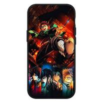 skirta Samsung Galaxy S25 S24 S23 S22 Ultra FE Plus A17 A37 A57 A56 A55 A06 A16 A15 A36 A26 A35 A05 A25 A54 A34 dėklas Muichiro Tokito Demon Slayer Tanjiro for iPhone 15 rausvai ruda