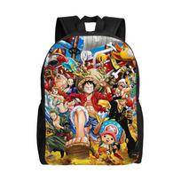 Vienas Gabalas Luffy Kuprinė Vyrams Moterims Laisvalaikio Studentų Verslo Dieninė Kuprinė Kolegijos Pečių Krepšys Patvari One Size beige