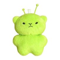 Unique Cartoon Green Alien Plush Toy Keychain Soft Handmade Doll Accessories Accessory Gifts Decoration 1 yellow