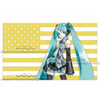 Anime Hatsune Miku gobelenas Amerikos vėliavos gobelenas Fono dekoracija Bendrabučio lovos gobelenas Svetainės sofos fono audinys 74x94cm(29x37in)