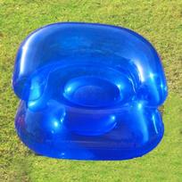 Inflatable Loungers Air Sofa Couch Inflatable Blow Up Chair Outdoor Play Props Beach Camping Travel Portable Seat For Kids blue