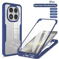 360 dvipusė pilnos apsaugos telefono dėklas Xiaomi Redmi Note 15 14 13 12 Pro 4G 5G Pro+ Plus note 12 plonas skaidrus galinis dangtelis Redmi Note 12 4G