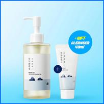 Round Lab 1025 Dokdo Cleansing Oil 200ml + Dokdo Cleanser 150ml Set +Dokdo Cleanser 40ml white
