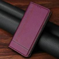 Prabangus odinis knygos tipo dėklas Capa skirtas Redmi Note 15 Pro 4G 5G, atverčiamas dėklas telefonui Xiaomi Redmi Note 14 15 Pro Plus Dėklas Redmi15 14C 15C Redmi Note 15 4G violetinė