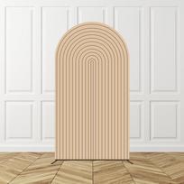 1 vnt. Vestuvių rudas arkos fonas Dekoracija Kūdikio šventė Vaikų gimtadienis Vestuvių šventė Poliesterio elastinis fonas Dangalas Rekvizitas 50x120cm(1.6x3.9ft)