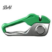 Multi Slot Knife Sharpener for Kitchen 5-Stage with Adjustable Rotary Slot, Professional Manual Dull Five Speed Sharpening Tool Knives Scissors žalia