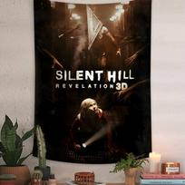 Silent Hill 2 Game Movie Printed Large Wall Tapestry Indian Buddha Wall Decoration Witchcraft Bohemian Hippie Wall Art Decor 74x94cm(29x37in)