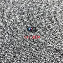 Suitable for BMW individual center console decorative sticker modification, metal m logo, steering wheel logo bwlk60 matinė juoda spalva